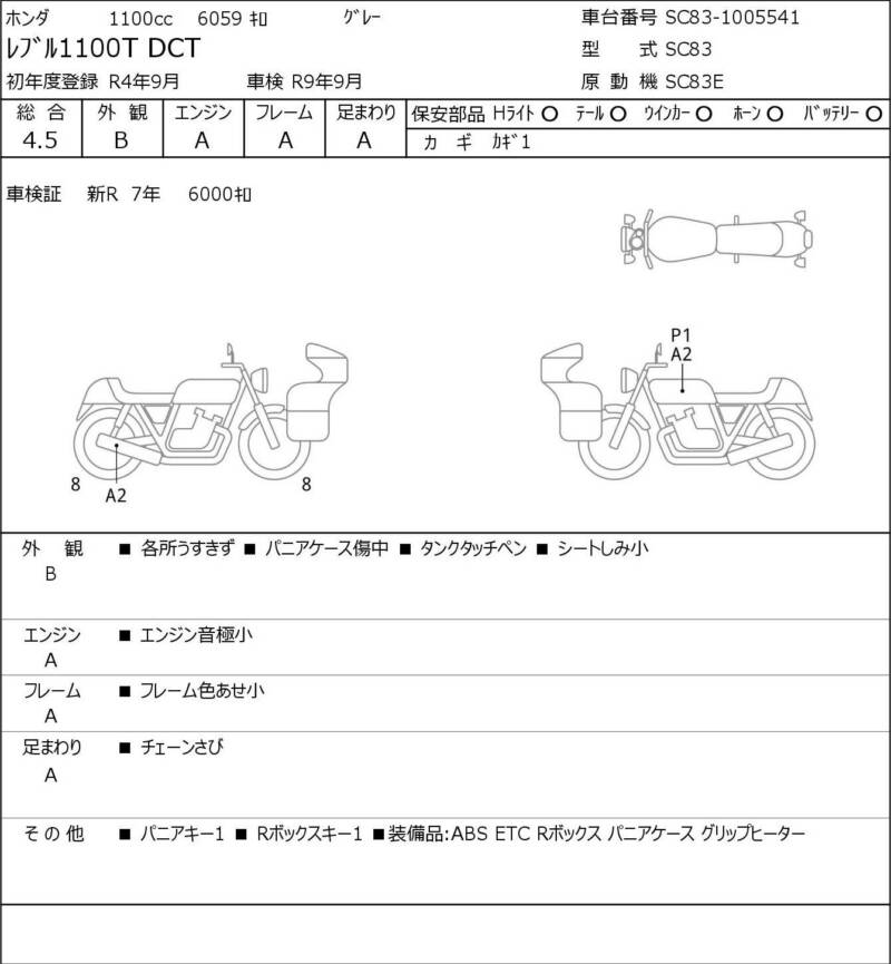 Карта повреждений