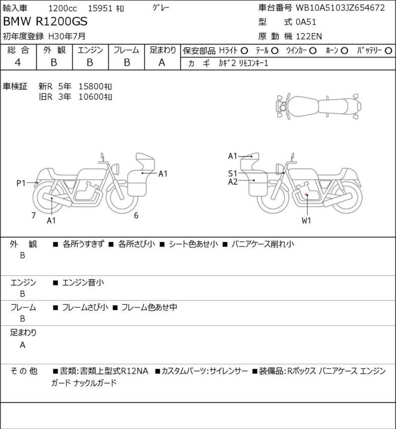Карта повреждений