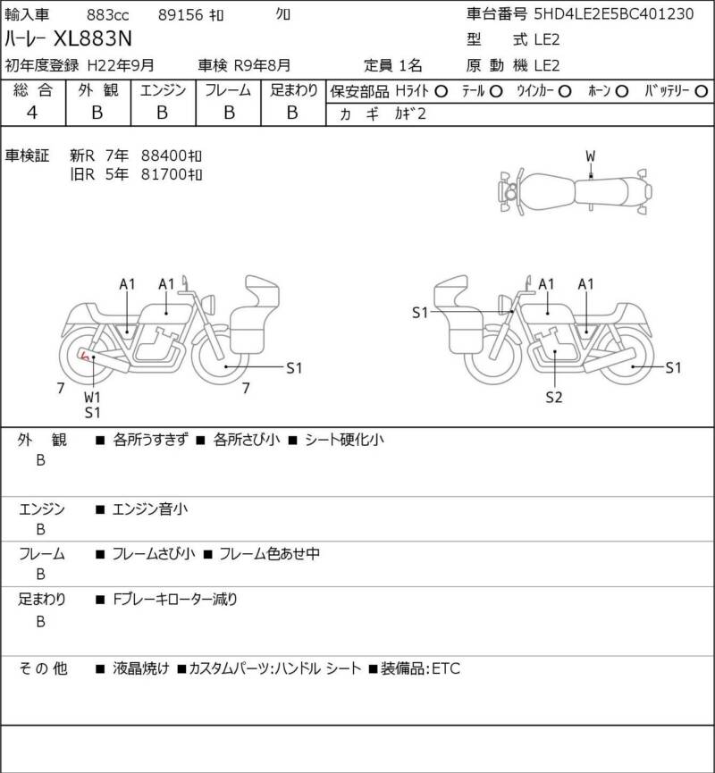 Карта повреждений