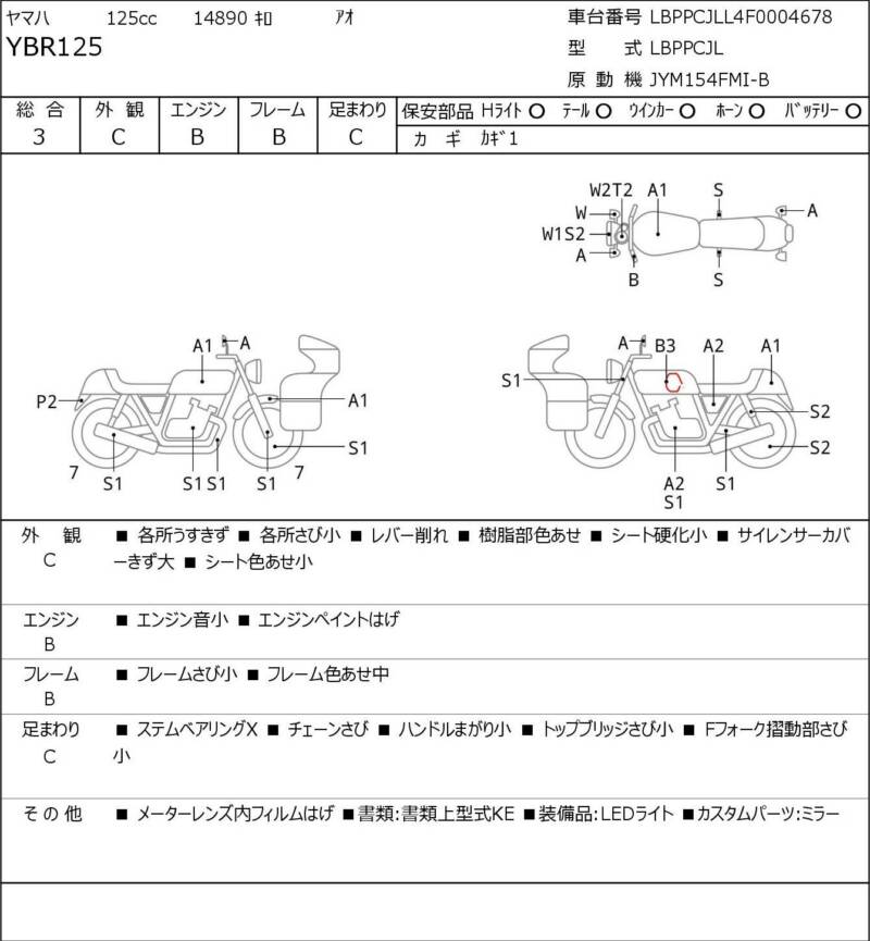 Карта повреждений