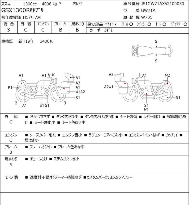 Карта повреждений