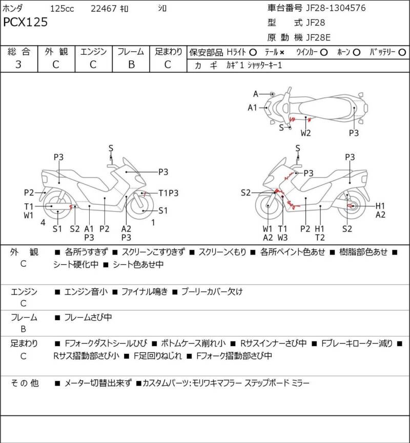Карта повреждений