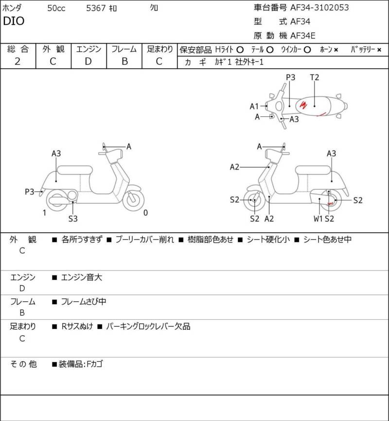 Карта повреждений