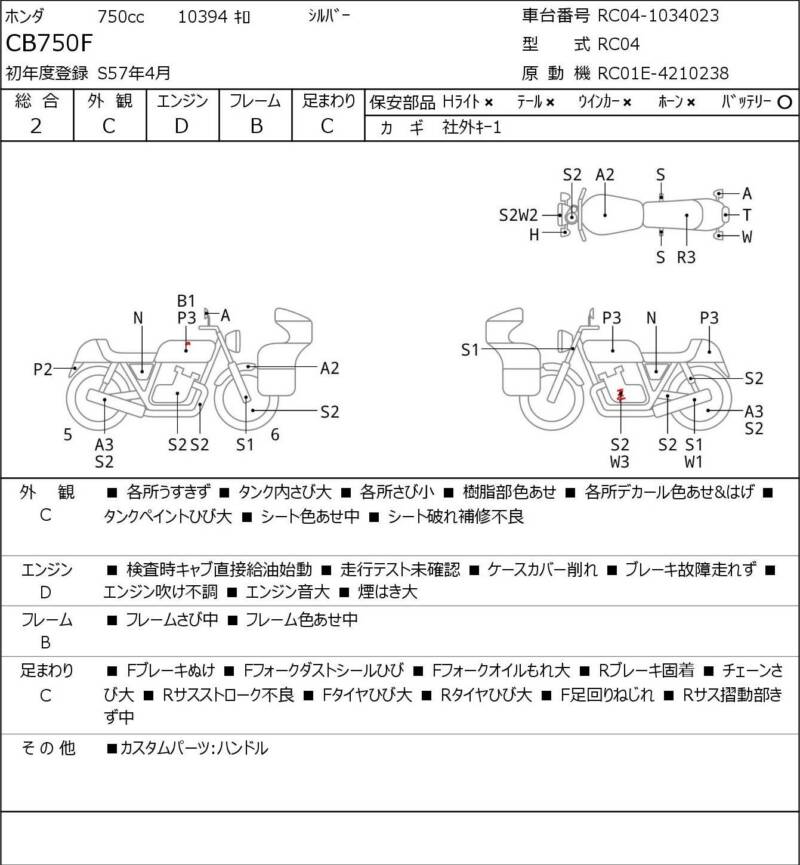 Карта повреждений