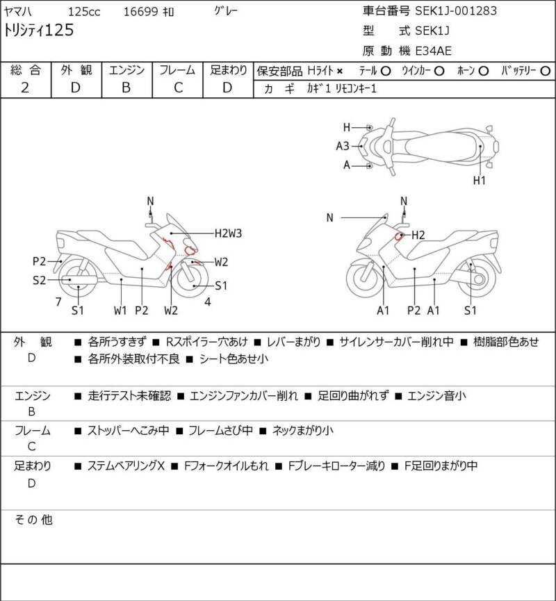 Карта повреждений