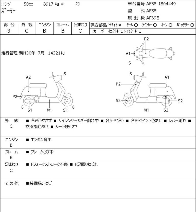 Карта повреждений