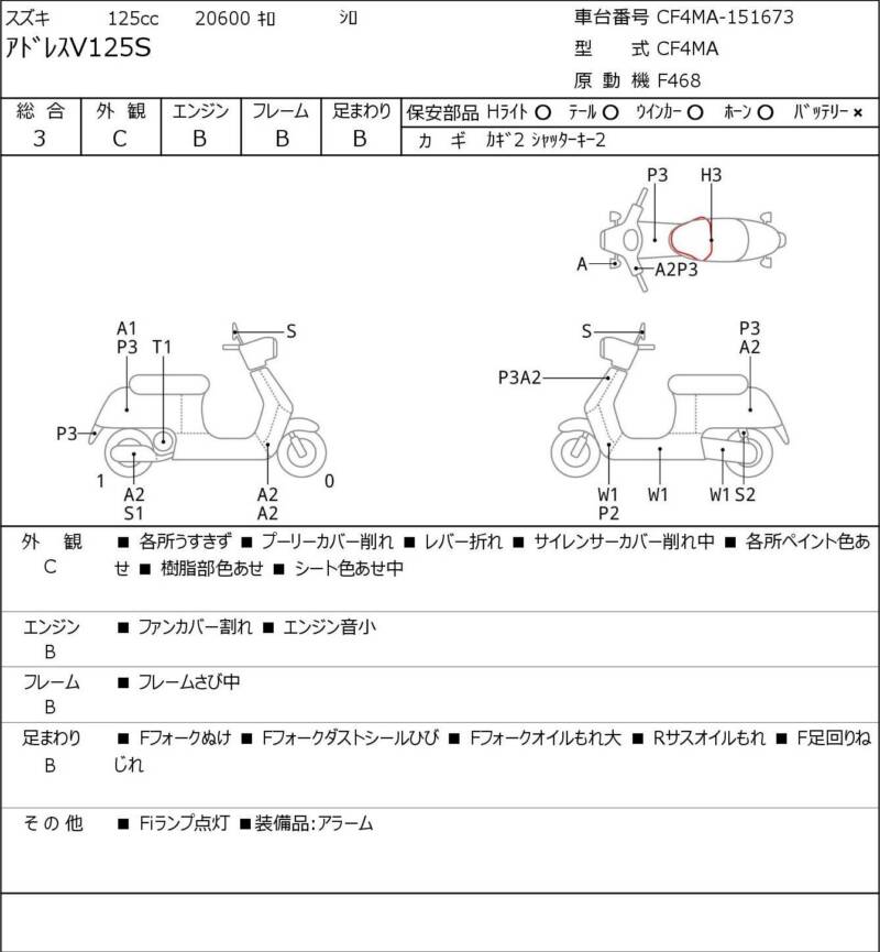 Карта повреждений