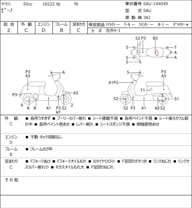 Карта повреждений
