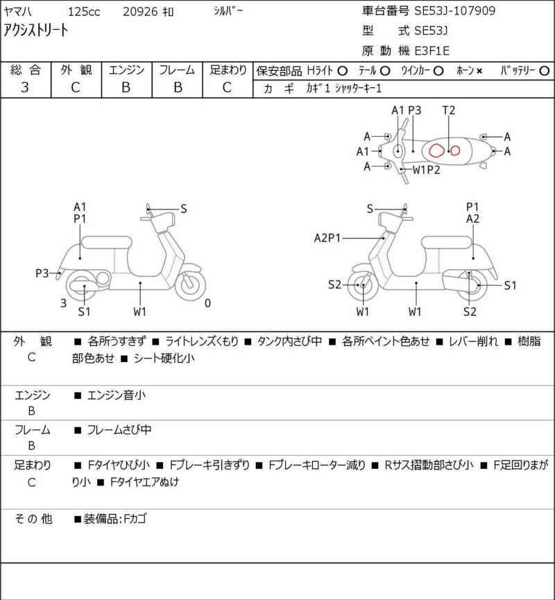 Карта повреждений