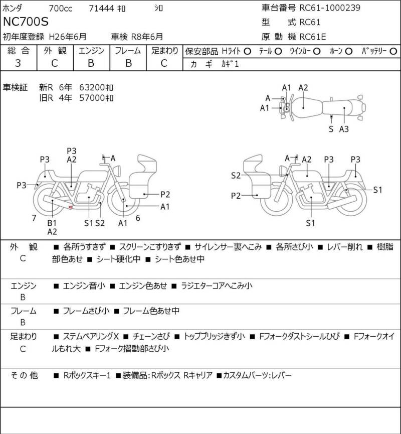 Карта повреждений