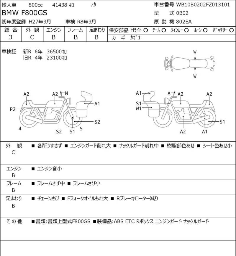 Карта повреждений