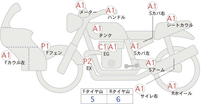 Карта повреждений