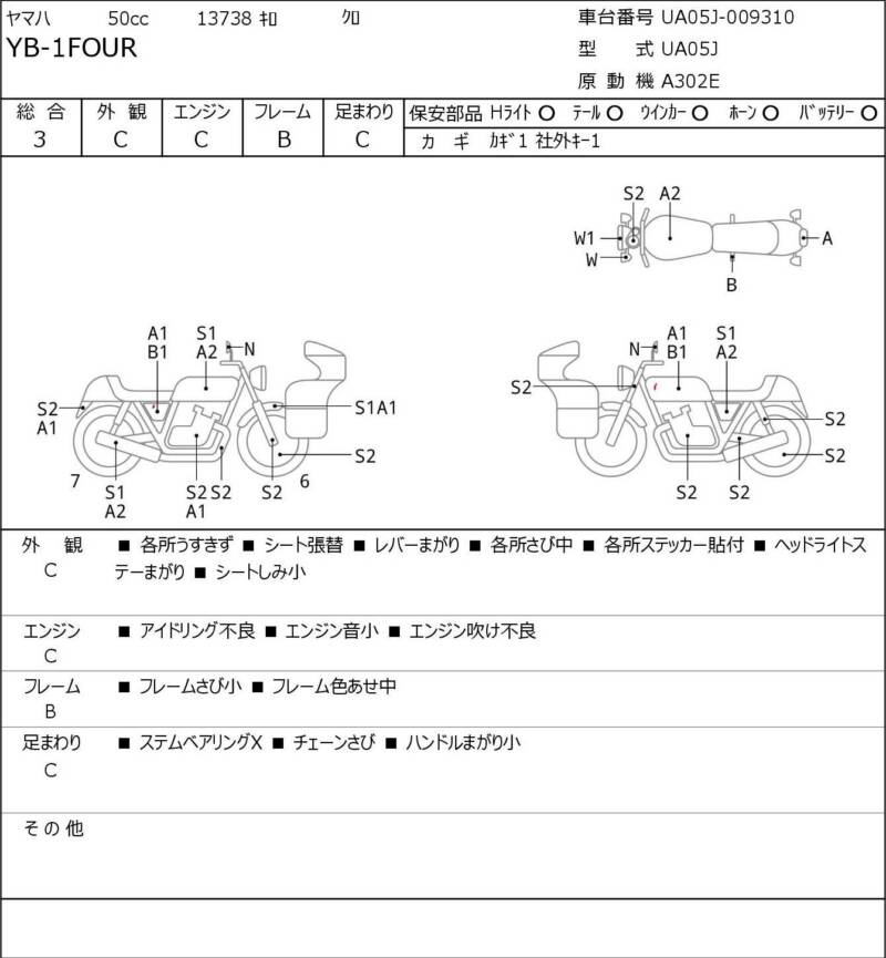 Карта повреждений