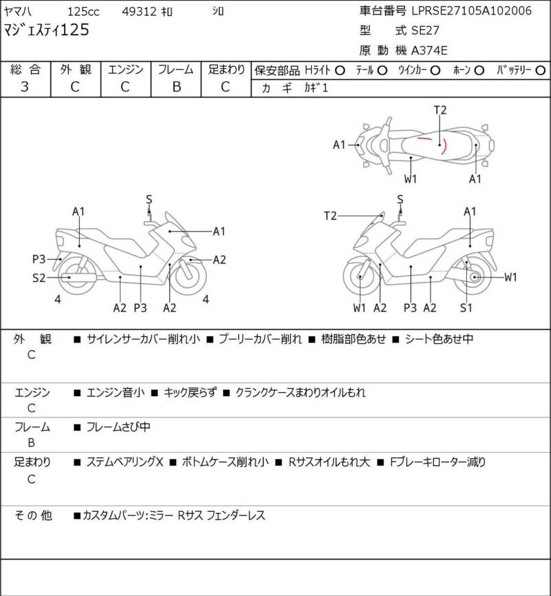 Карта повреждений