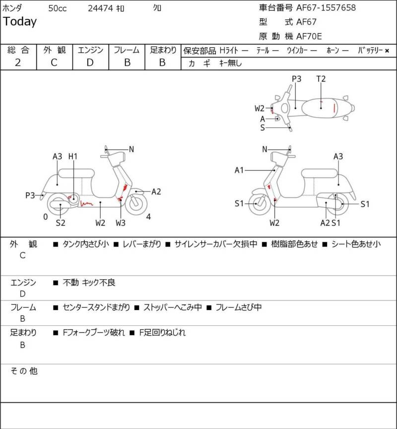 Карта повреждений