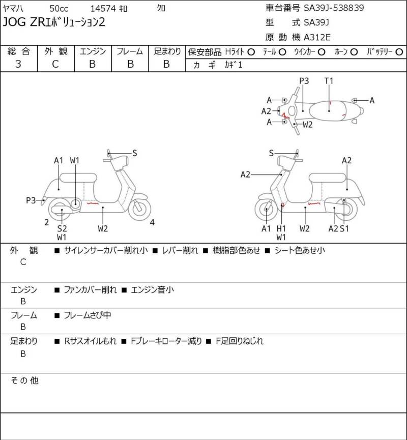 Карта повреждений