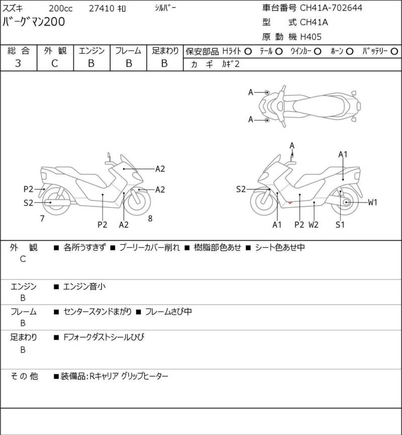 Карта повреждений