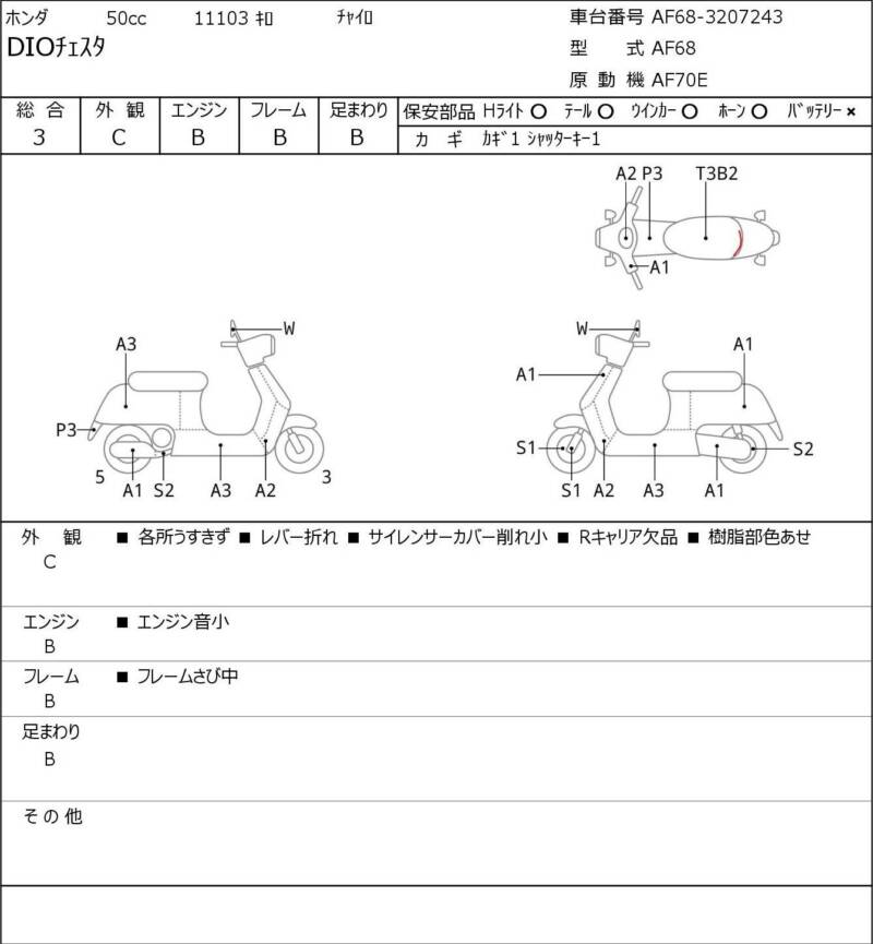 Карта повреждений