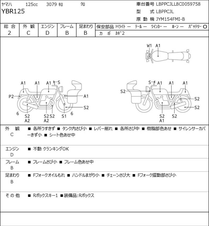 Карта повреждений
