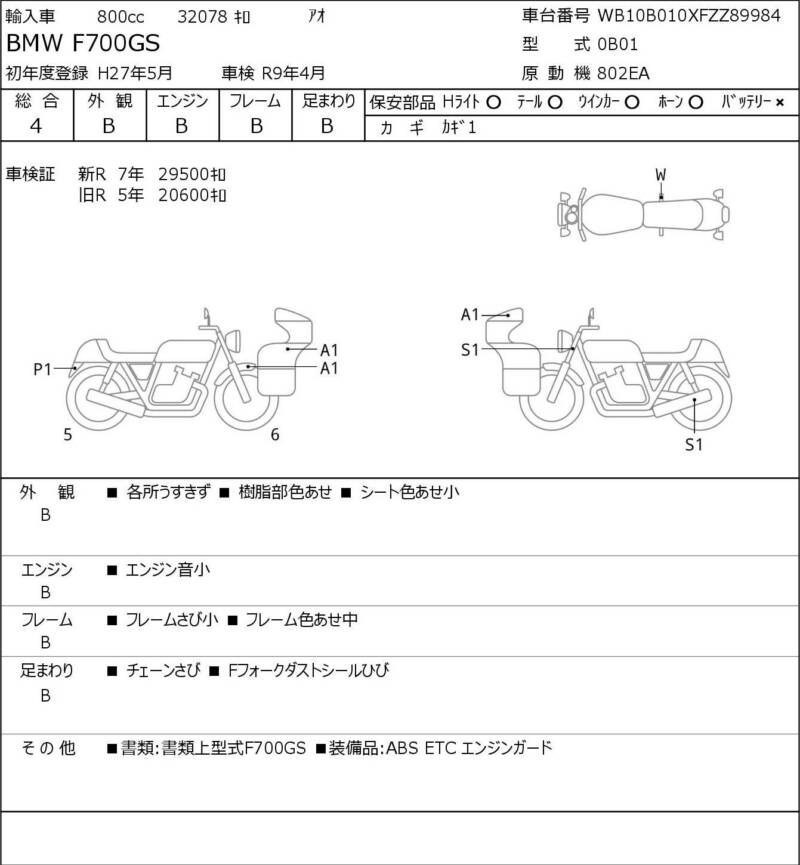 Карта повреждений
