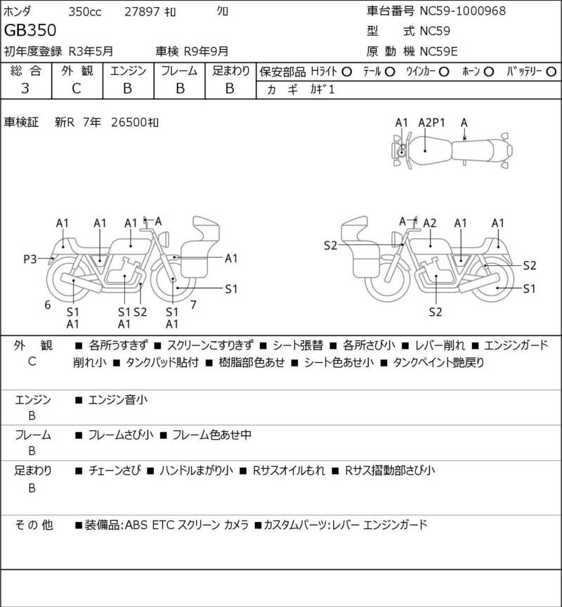 Карта повреждений
