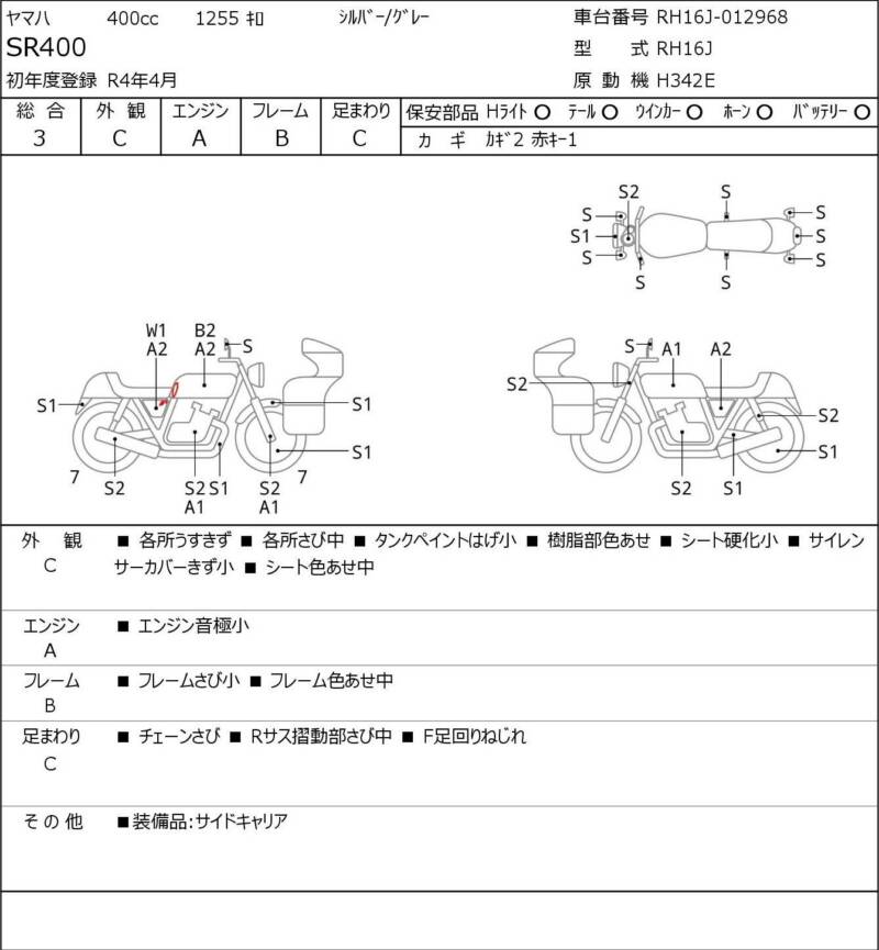 Карта повреждений