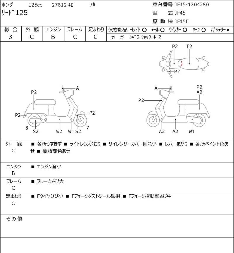 Карта повреждений