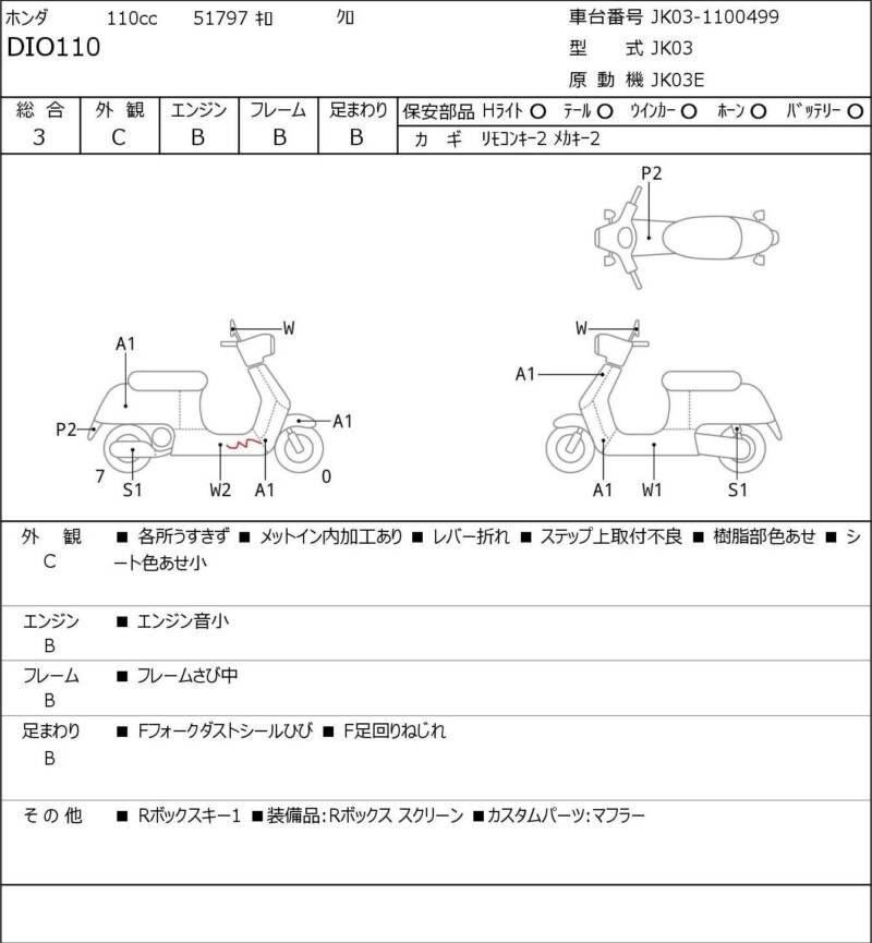 Карта повреждений