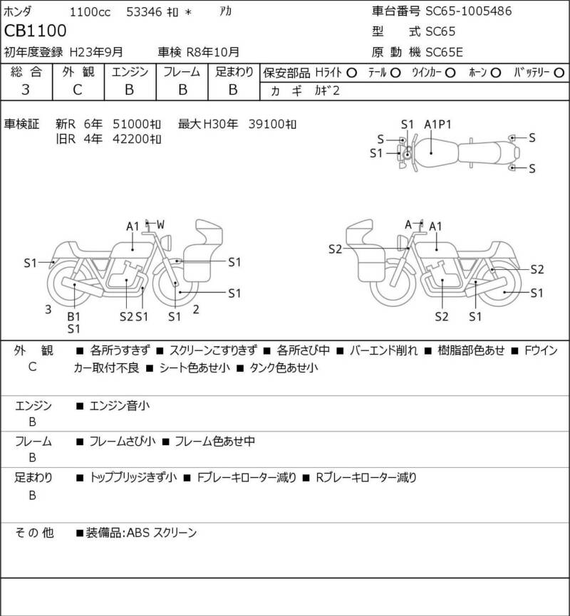 Карта повреждений