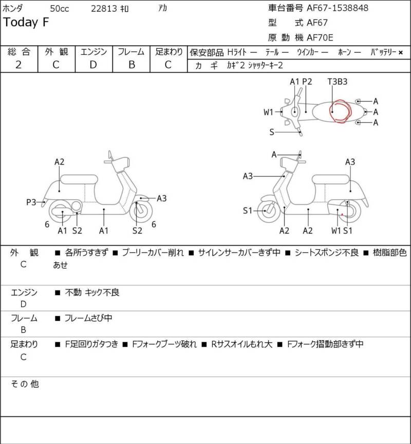 Карта повреждений