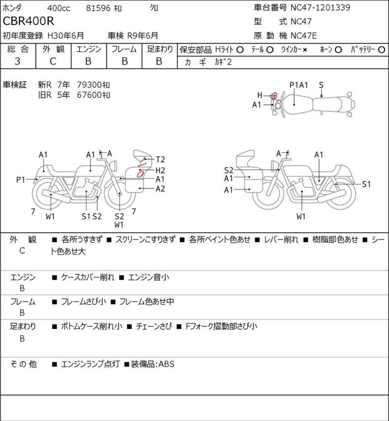 Карта повреждений