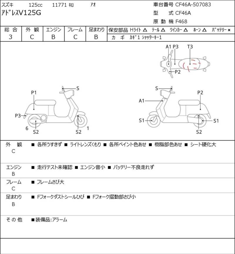 Карта повреждений