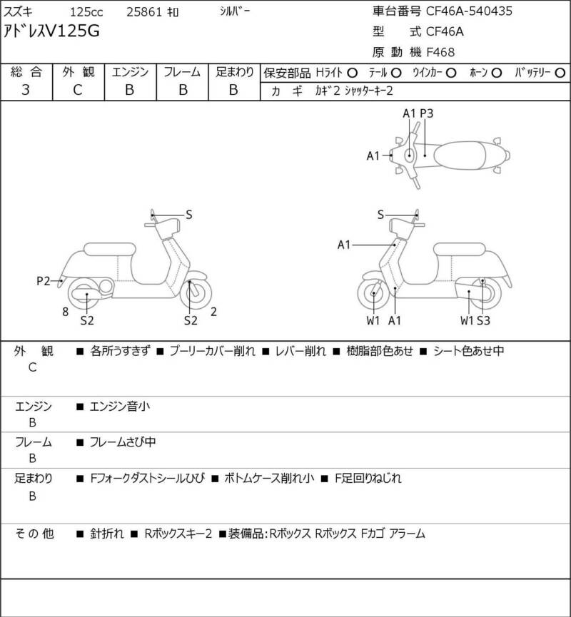 Карта повреждений