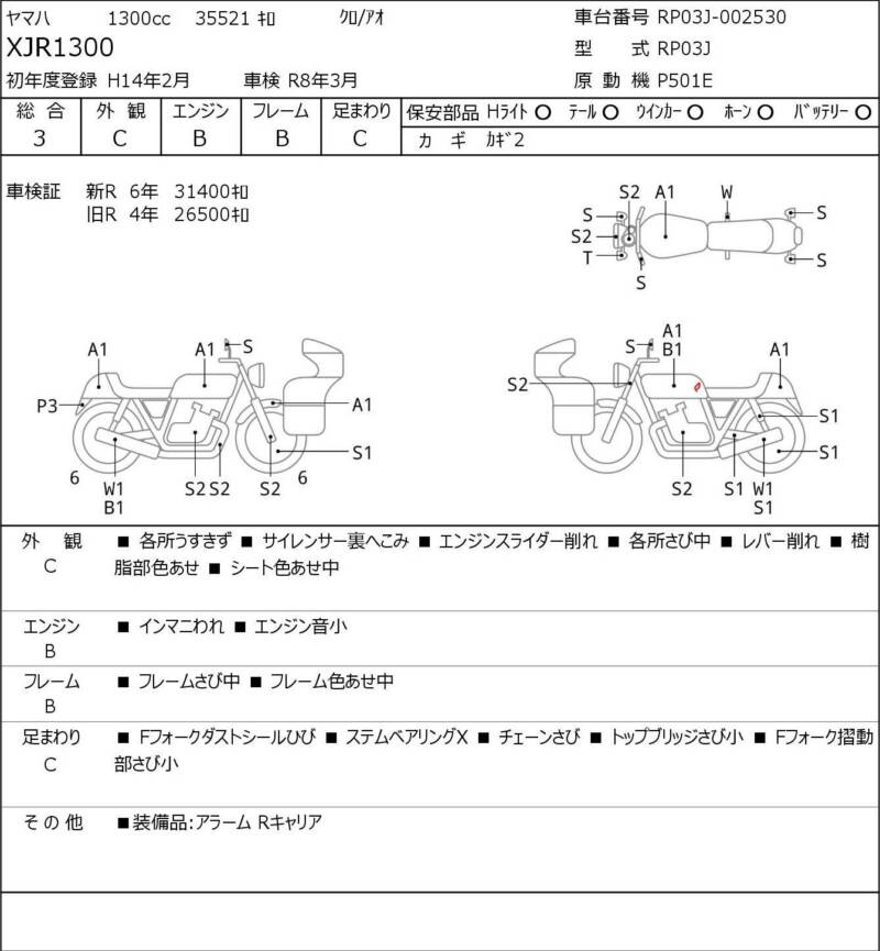 Карта повреждений
