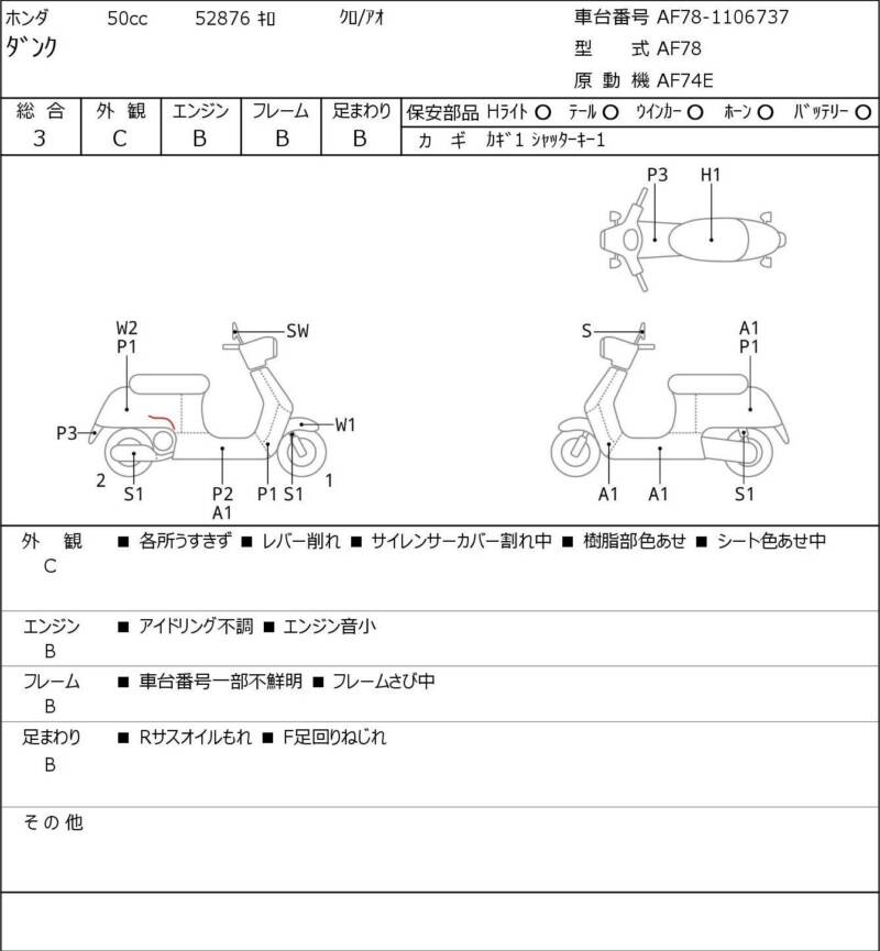 Карта повреждений
