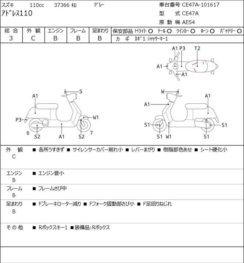Карта повреждений