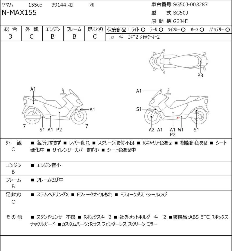 Карта повреждений