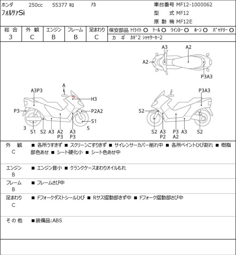 Карта повреждений
