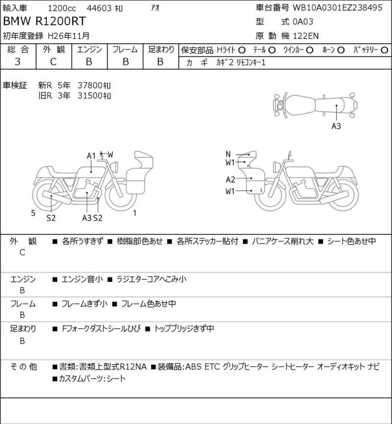Карта повреждений