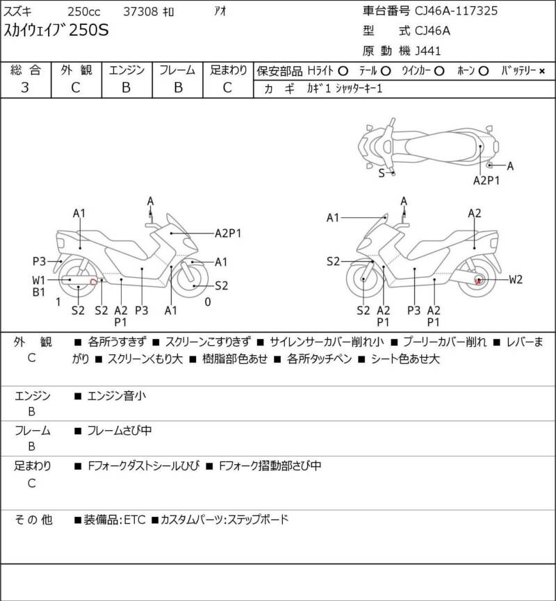 Карта повреждений