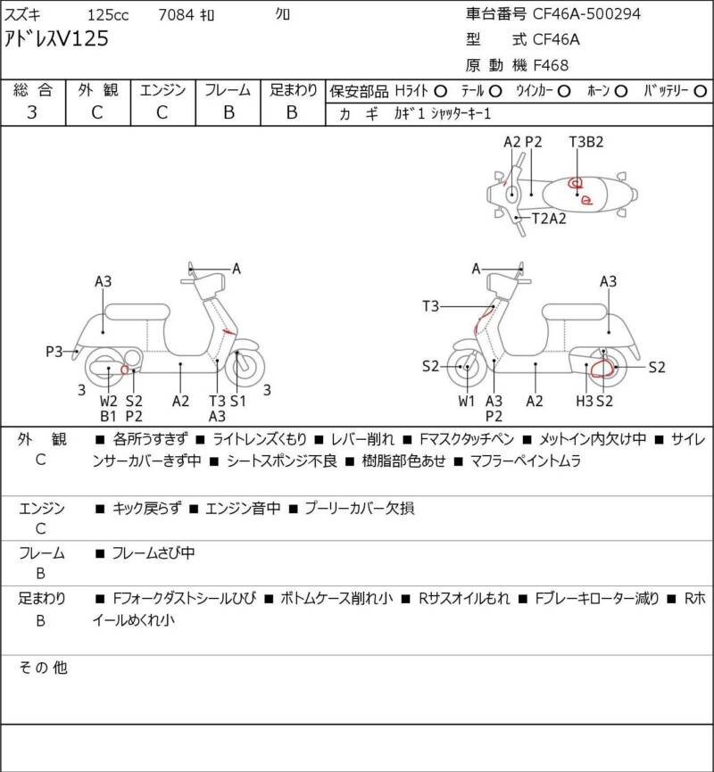 Карта повреждений