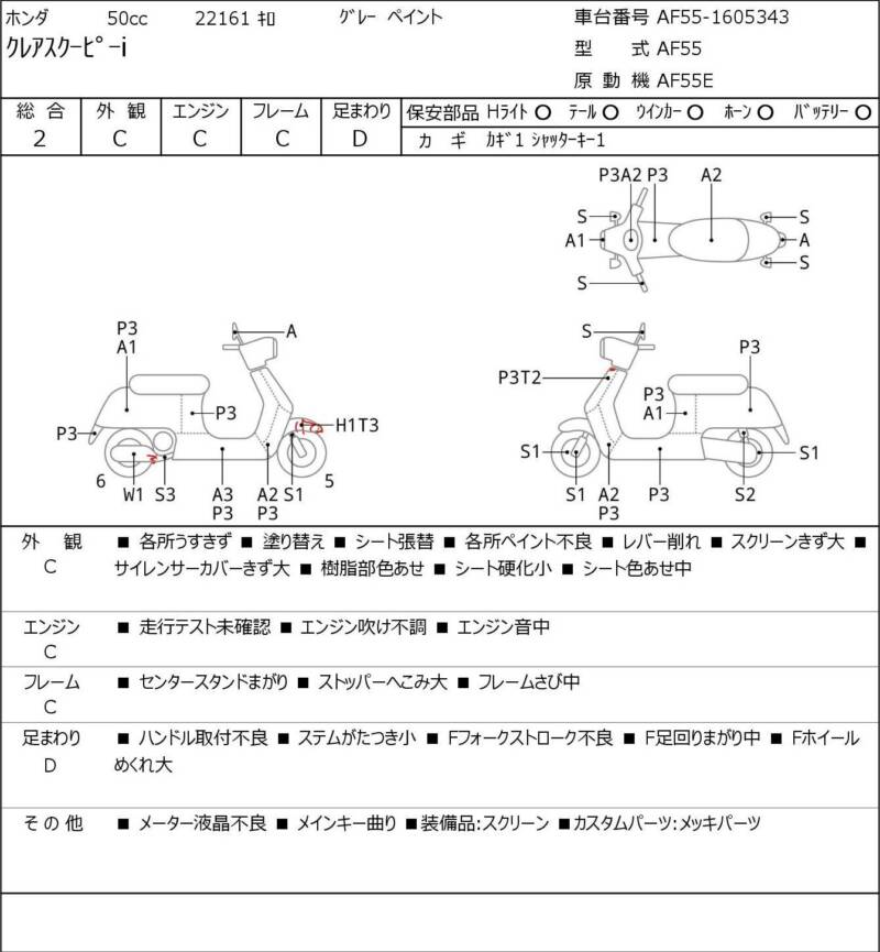 Карта повреждений