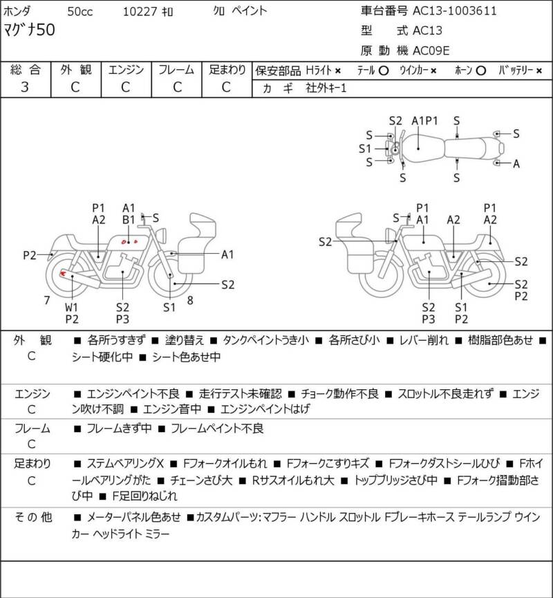 Карта повреждений