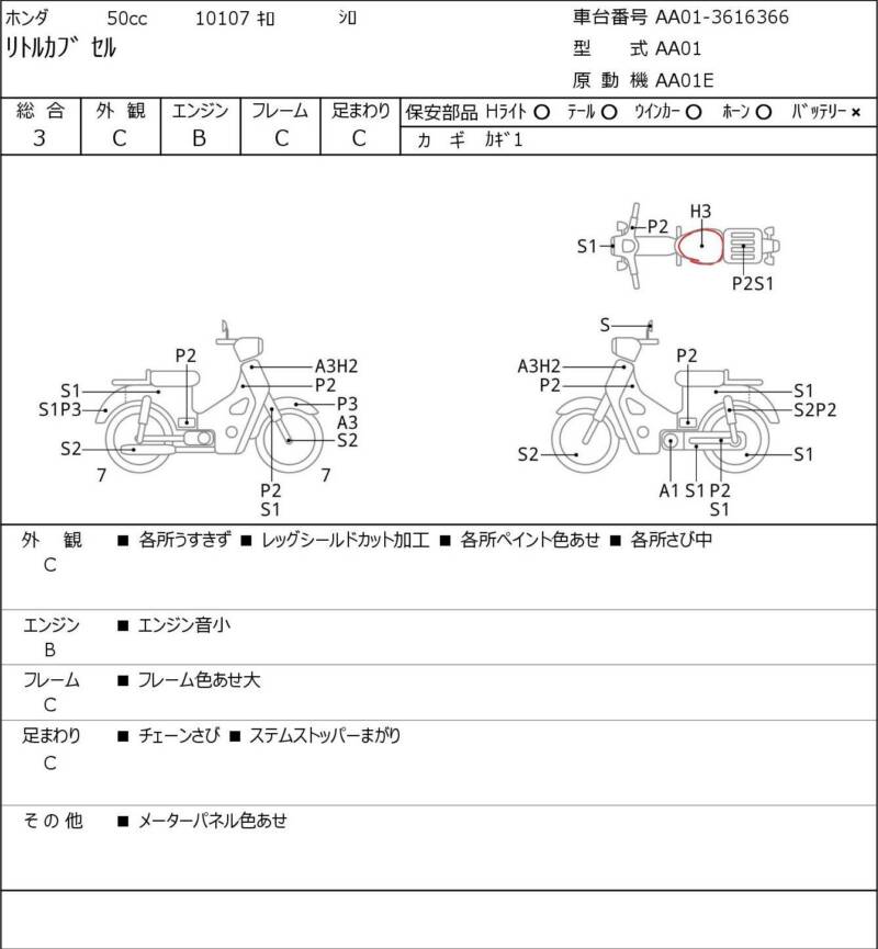 Карта повреждений