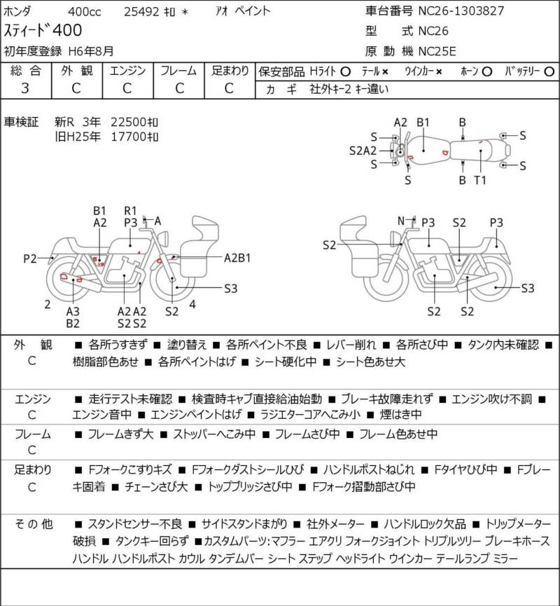 Карта повреждений
