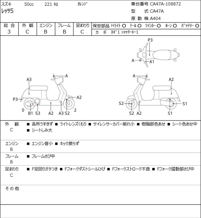 Карта повреждений