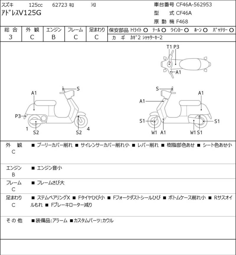 Карта повреждений