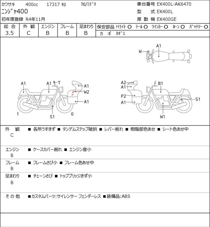 Карта повреждений