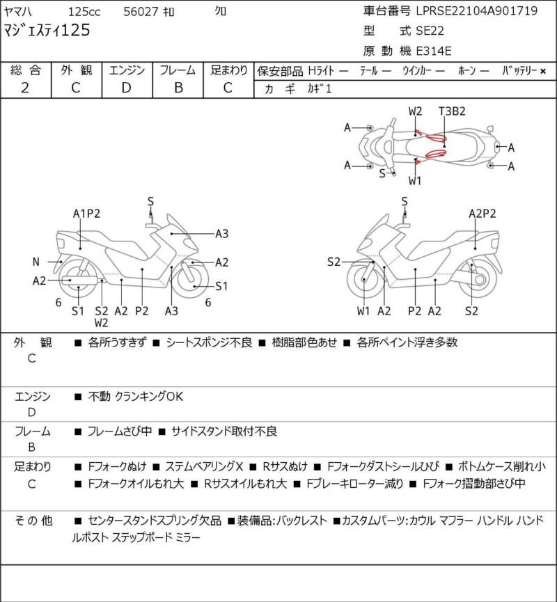 Карта повреждений