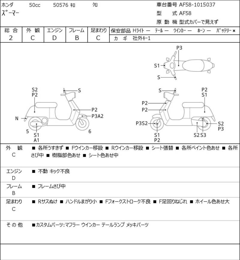 Карта повреждений